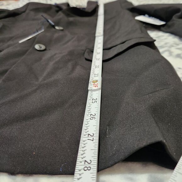 Izod Blazer for Boys Sizes 18 Black Two Front Buttons Lined - Picture 6 of 14